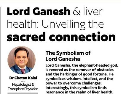 Lord Ganesh & liver health: Unveiling the sacred connection