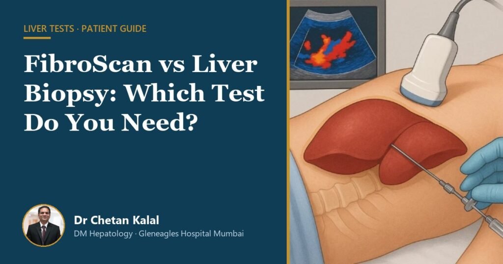 FibroScan versus liver biopsy comparison by Dr Chetan Kalal